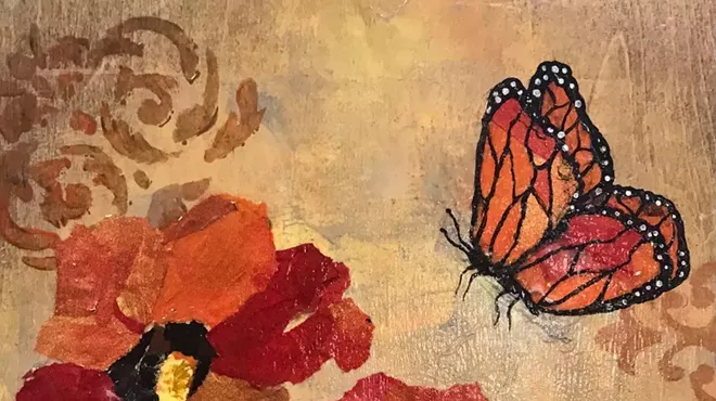 Image: Rice Paper Collage with Linda Cunningham