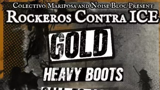 Image: Rockeros Contra ICE: Gold, Heavy Boots, Call to Arms, Blueprint