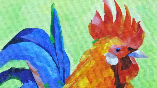 Image: Rooster Renditions: A Pastel Class