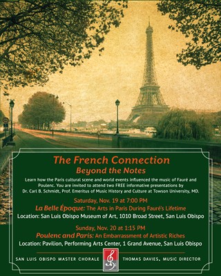 San Luis Obispo Master Chorale: The French Connection