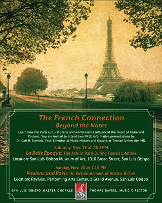 Image: San Luis Obispo Master Chorale: The French Connection