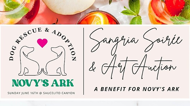 Sangria Soiree and Art Auction: A Benefit for Novy's Ark