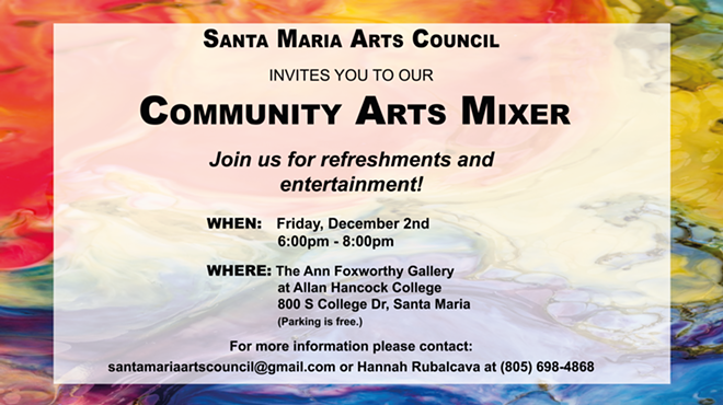 Santa Maria Arts Council: Community Arts Mixer