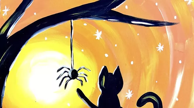 Image: Scary Halloween Cat with Miss Keshet