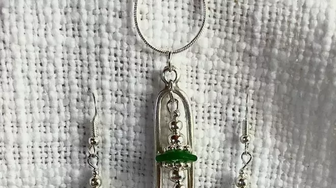 Image: Sea Glass Art Deco Jewelry