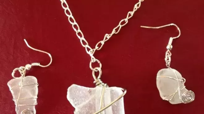 Image: Sea Glass Wire Wrap Jewelry