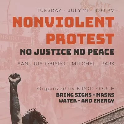 Image: SLO police explain protest organizer&rsquo;s arrest charges