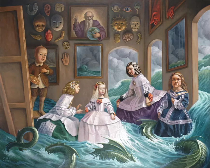 Mark Bryan, "Las Meninas," 2019, oil on canvas