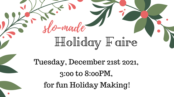 Image: SLOmade Holiday Faire