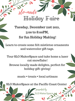 Image: SLOmade Holiday Faire