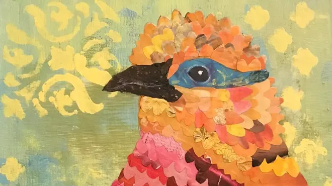 Image: Songbird Spring Collage with Linda Cunningham