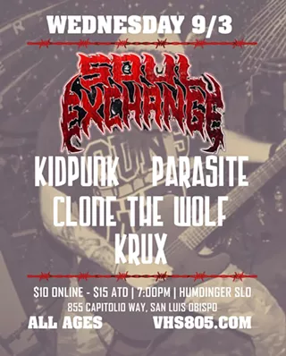Image: Soul Exchange, Kid Punk, Parasite, and Clone the Wolf Live