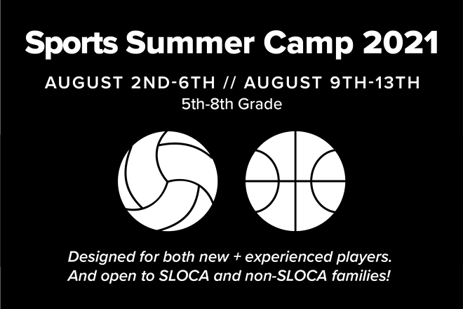 Sports Summer Camp 2021, 8/9-13, 5th-8th grade