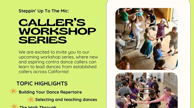 Image: Steppin' Up to the Mic: Contra Dance Calling Workshop series