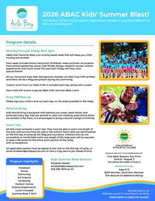 Image: Summer Blast Camp 2026
