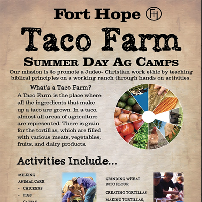 Taco Farm Summer Day Camp