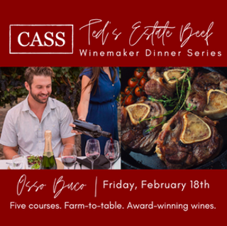 Image: Ted's Estate Beef Winemaker Dinner: Osso Buco
