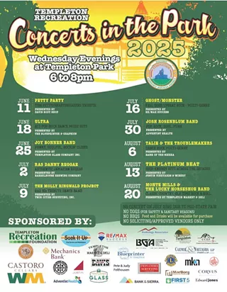 Image: Templeton Recreation Concerts in the Park