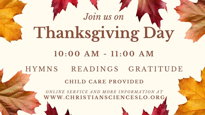 Thanksgiving Service at First Church of Christ, Scientist