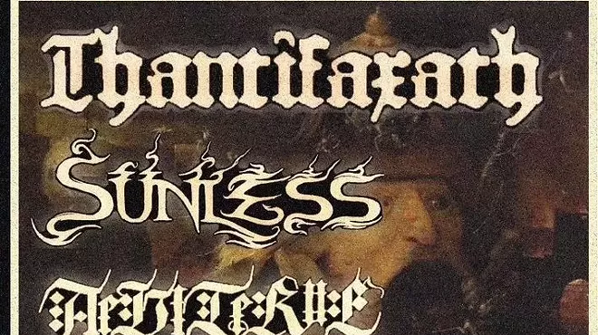 Image: Thantifaxath with Sunless, Aeviterne, and Pus Emulsion