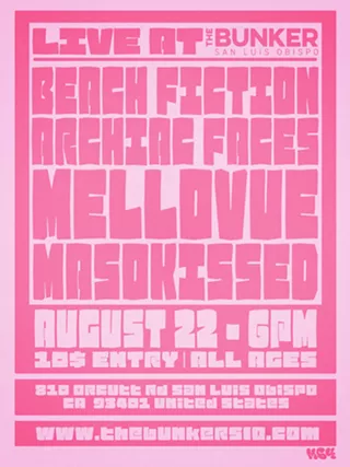 Image: The Bunker SLO presents: Mellovue with special guests