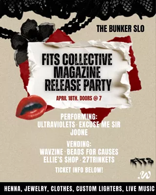 Image: The Bunker SLO x FITS magazine presents: Ultraviolets, Excuse me Sir, Joone