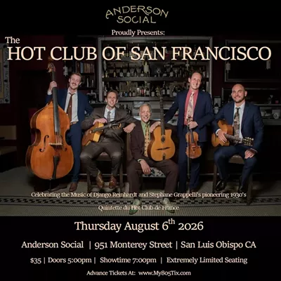Image: The Quintet of the Hot Club of San Francisco in concert at Anderson Social