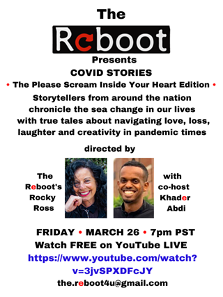 Image: The Reboot presents COVID Stories: The Please Scream Inside Your Heart Edition