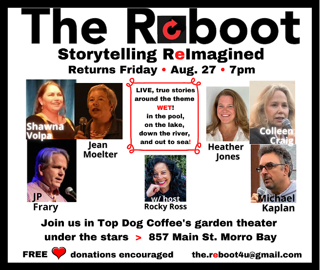 The Reboot's storyteller line-up is excited to go LIVE!