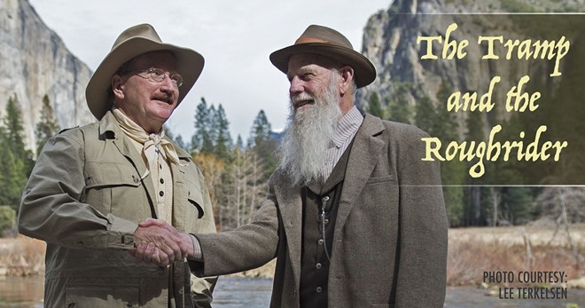 Alan Sutterfield and Lee Stetson as Theodore Roosevelt and John Muir