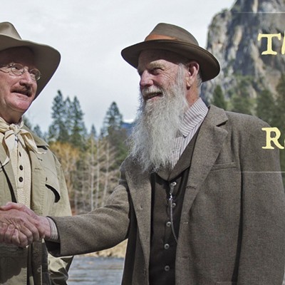 Alan Sutterfield and Lee Stetson as Theodore Roosevelt and John Muir