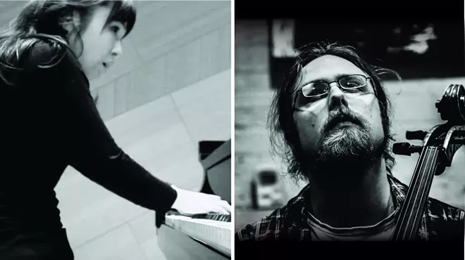Image: T.J. Borden and Mari Kawamura Concert: Morton Feldman, "Patterns in a Chromatic Field"