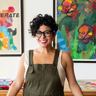 Activist and artist Favianna Rodriguez leads local poster workshop