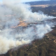 Santa Margarita wildfire destroys four structures, 1,600 acres