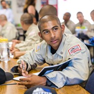 New outlook: The Grizzly Youth Academy helps its cadets gain a confidence in themselves they didn't have before