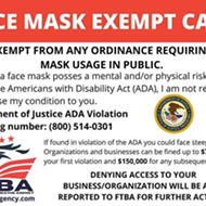 SLO County Public Health Department warns of fake face covering exemption cards