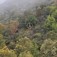 Cuesta Grade peace sign promotes unity during tumultuous time