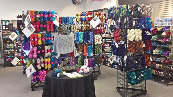 STAYING AFLOAT Let's Knit is one of SLO County's only local providers of yarn and other knitting products. Owner Julia Powers was recently awarded a $5,000 grant from the city of Grover Beach to help her get through the COVID-19 pandemic. - PHOTO COURTESY OF JULIA POWERS