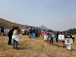 Caravan protest at California Men&rsquo;s Colony calls for better treatment