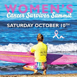 CELEBRATING SURVIVORS Surfing for Hope Foundation is holding its first Women's Cancer Survivor Camp in Pismo Beach on Oct. 10 for women currently undergoing treatment or who have completed cancer treatment. - IMAGE COURTESY OF SURFING FOR HOPE
