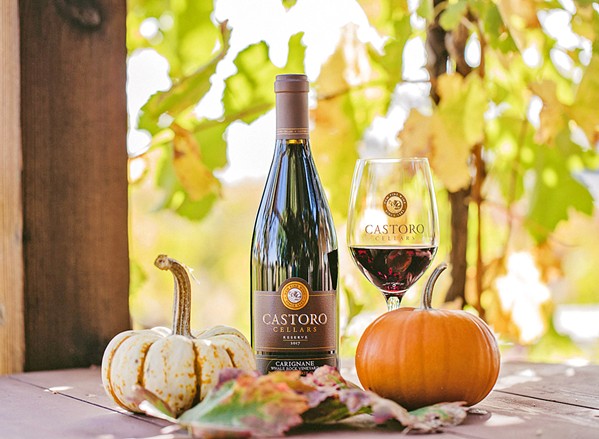 CELEBRATE Castoro is ringing in its harvest with a dinner on Oct. 17, tastings all weekend, and brunch yoga on Oct. 19. - PHOTO COURTESY OF CASTORO CELLARS