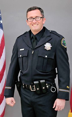 DAMAGES Former Paso Robles Police Sgt. Chris McGuire is accused of raping, harassing, and stalking a local woman while on duty in 2017 and 2018. - PHOTO COURTESY OF THE PASO ROBLES POLICE DEPARTMENT