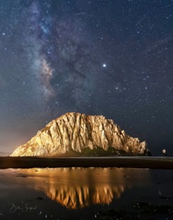 MILKY WAY OVER THE ROCK Beth Sargent's photo was shot using the Sony A9 camera on a tripod for a 20-second exposure with a 14mm, f/2.8 wide-angle lens. - COURTESY PHOTO BY BETH SARGENT