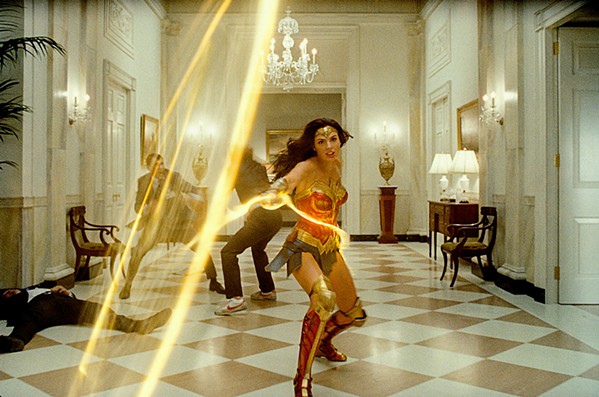 GOLDEN LARIAT Diana Prince (Gal Gadot) dons her alter ego, Wonder Woman, to fight a power-mad villain in the so-so sequel Wonder Woman 1984, currently streaming on HBO Max. - PHOTO COURTESY OF ATLAS ENTERTAINMENT AND DC COMICS