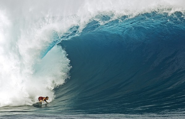 TAKE TWO The much anticipated big-wave film White Rhino, which was scheduled to screen at last year's canceled Surf Nite, screens on March 10 at the Sunset Drive-In, the only in-person event of this year's otherwise virtual film fest. - PHOTO COURTESY OF BRENT STORM