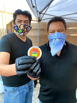 CORAZON Made with heart and passion, Corazon 805 founders Pedro Arias Lopez (left) and Crescencio Hernandez Villar (right) said that pop-up partnerships helped spread the word about their tacos. - PHOTO COURTESY OF CORAZON 805