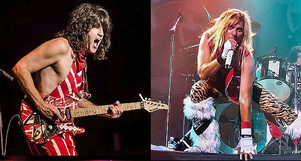 EDDIE AND DIAMOND DAVE! Fan Halen brings its Van Halen tribute show to The Siren on July 9. - PHOTO COURTESY OF FAN HALEN