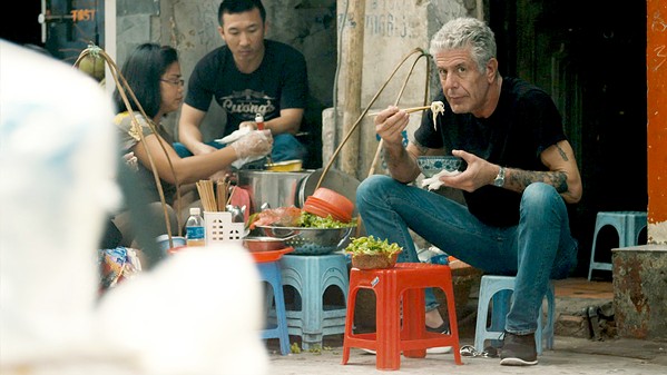 SOULMAN Renowned foodie and traveler Anthony Bourdain lived large and took fans along for a wild ride, and we hear from those closest to him about the man and the loss felt when he died, in Roadrunner: A Film About Anthony Bourdain. - PHOTO COURTESY OF CNNFILMS