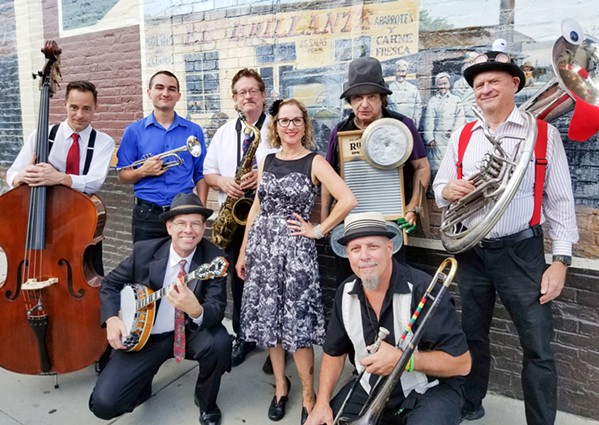 HOT JAZZ AND BLUES The Barrelhouse Wailers bring their Prohibition-era sounds to the Basin Street Regulars’ next streaming concert on July 25. - PHOTO COURTESY OF THE BARRELHOUSE WAILERS