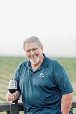 AGED TO PERFECTION At 77, legendary winemaker Gary Eberle jokes that "wine makes the best preservative." Hear the stories behind his pours at the Sensorio dinner experience in Paso Robles on Aug. 25. - PHOTO COURTESY OF EBERLE WINERY